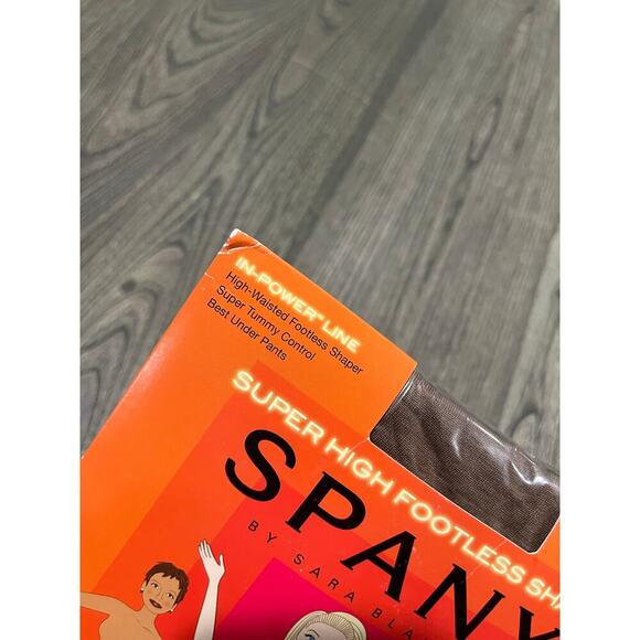 NWT SPANX Original High-Waisted Super Footless Pantyhose Shaper Cocoa Size A - Picture 3 of 5